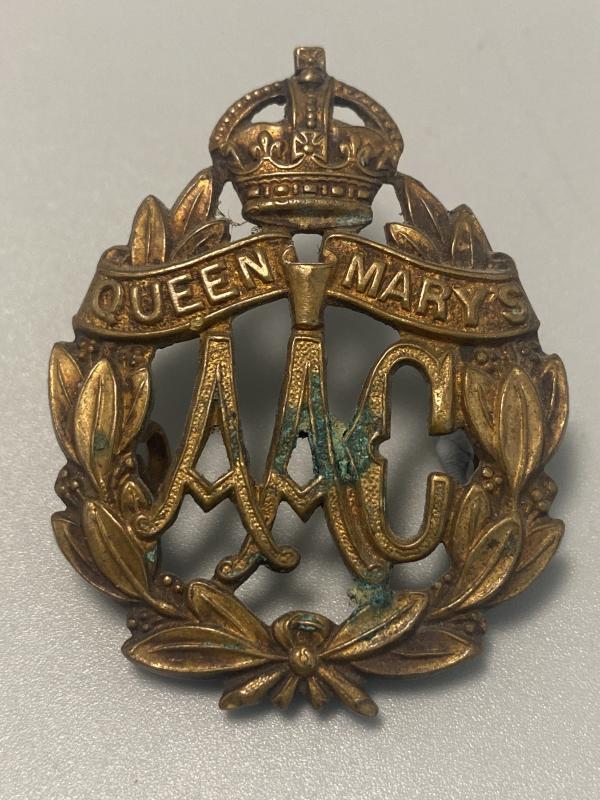 WW1 Queen Mary’s Army Auxiliary Corps Cap Badge