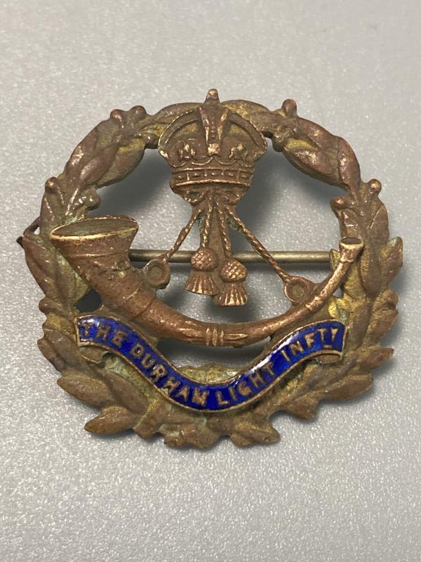 WW1 Period Durham Light Infantry Sweet Heart Brooch