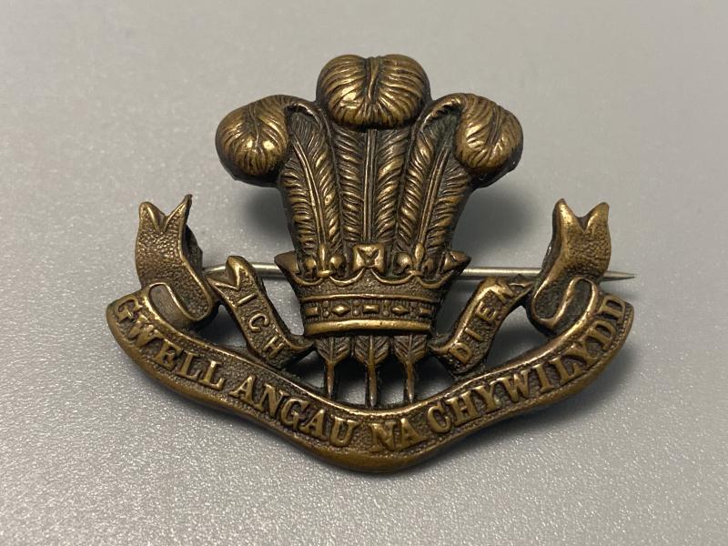 WW2 Welch Regiment Sweet Heart Brooch
