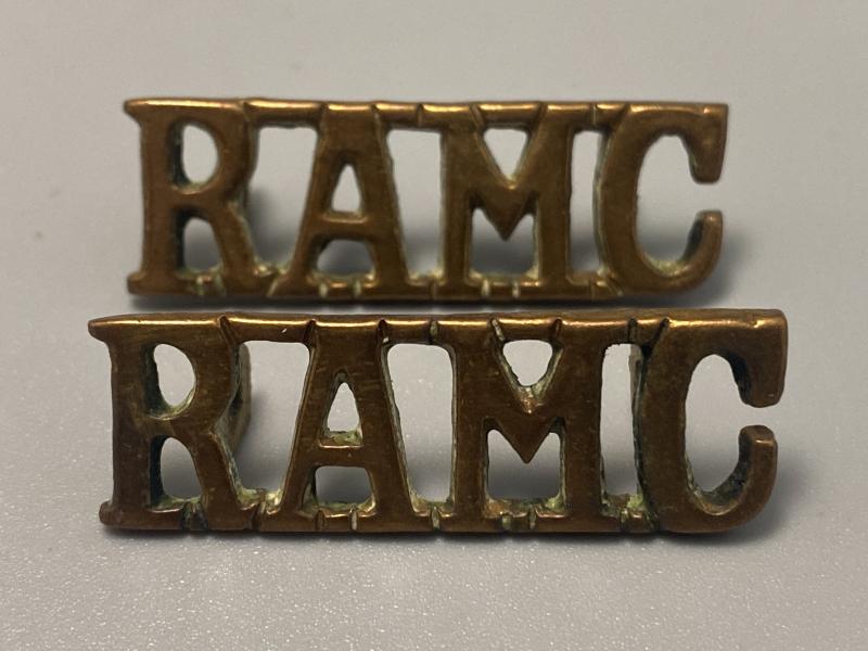WW1 Royal Army Medical Corps Collar Titles