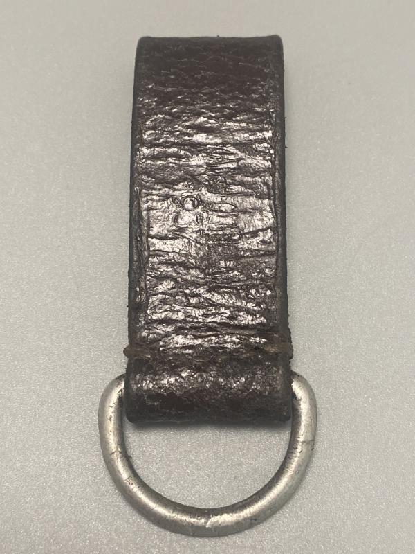 Brown Leather Political D Ring Dated 1937