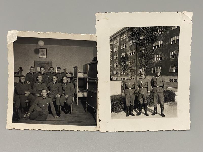 Pair of Waffen SS Small Photographs