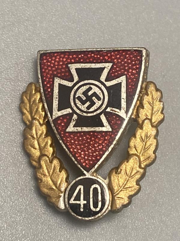 Kyffhauserbund 40 Year Service Enamel Badge