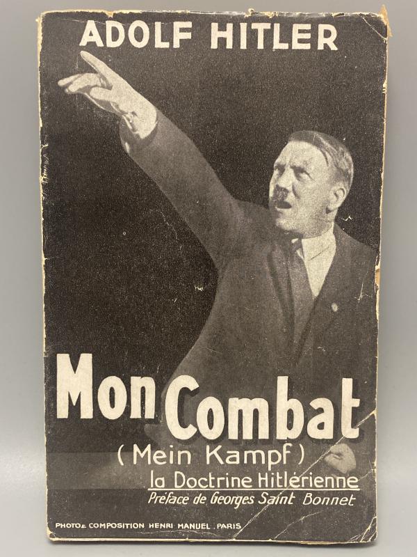 WW2 Period French Mein Kampf “Mon Combat” La Doctorine Hitlérienne