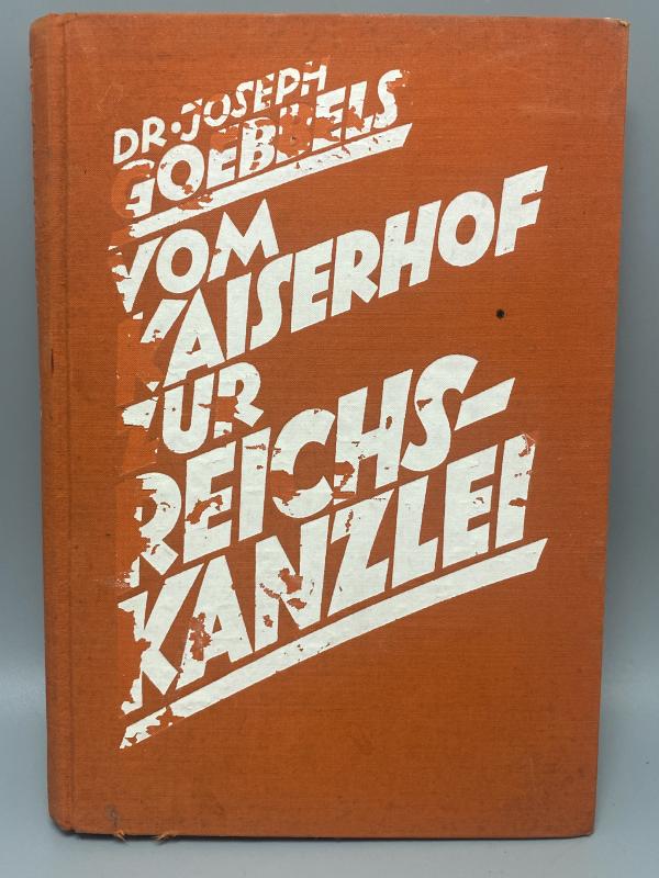 Dr. Joseph Goebbels “Vom Kaiserhof Zur Reichskanzlei” Diaries 1937 Print