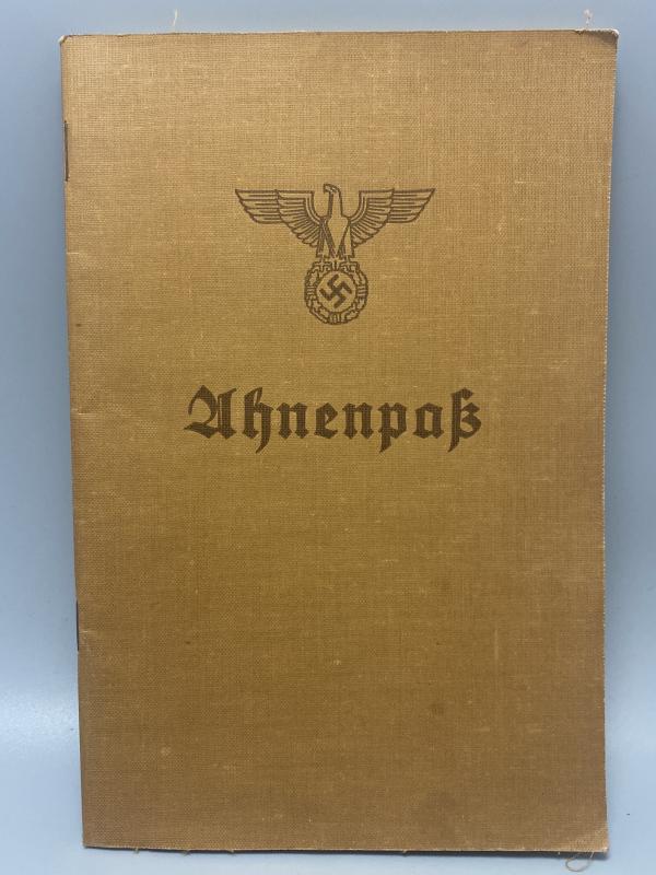 German “Ahnenpaß” Used to Prove Racial Purity