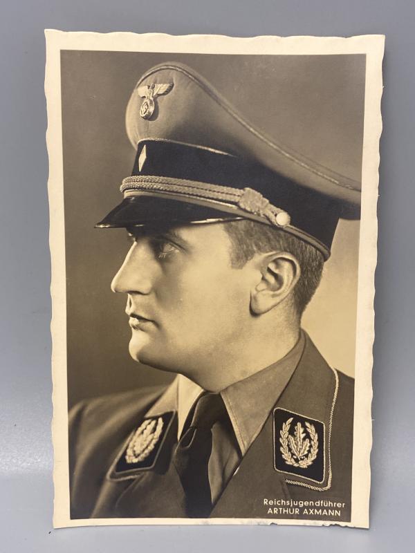 Reichjugendfuhrer Arthur Axmann Postcard Size Photograph