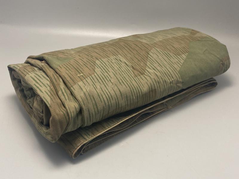 Late War German Army Splinter Pattern Zeltbahn Rbn. Numbered