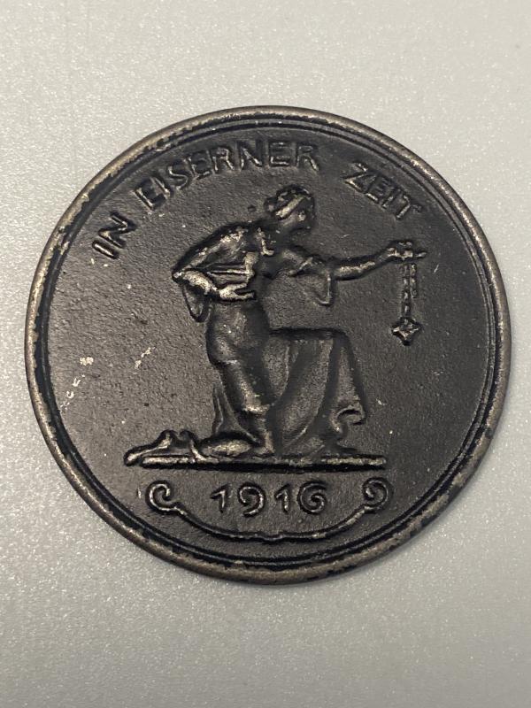 WW1 Gold for Iron 1916 Medallion
