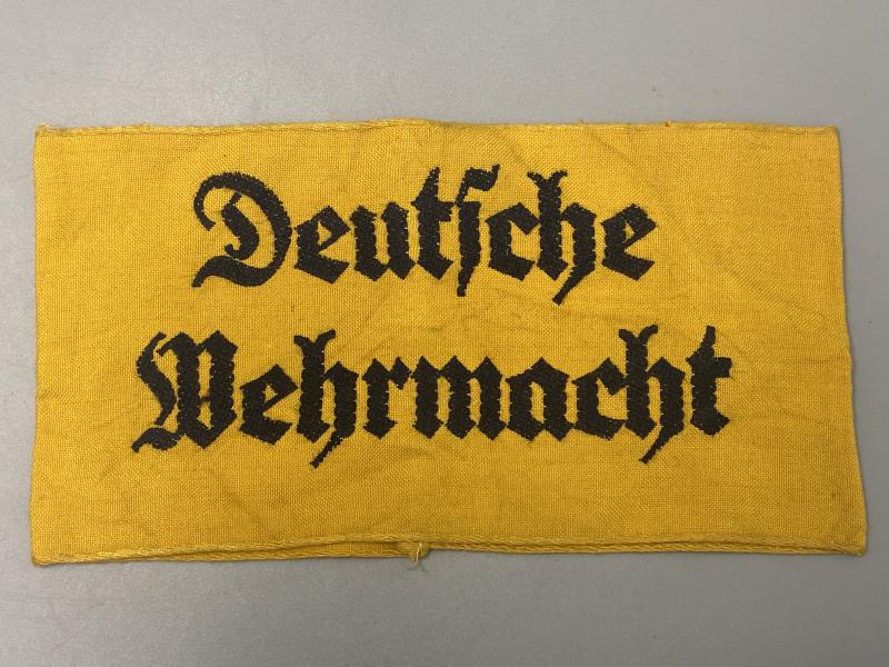 WW2 Deutsche Wehrmacht Bevo Woven Armband