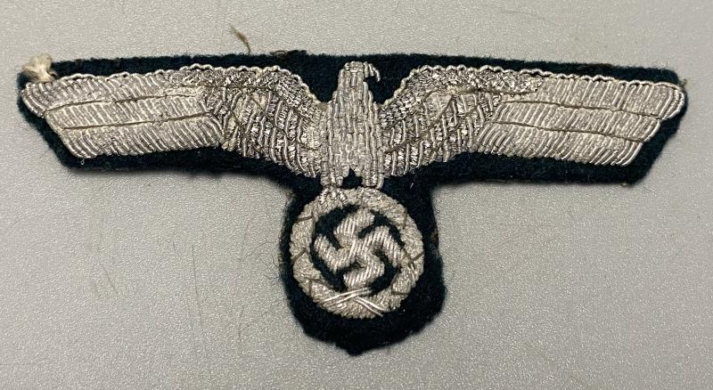 German Army Officer Wire Bullion Breast Eagle