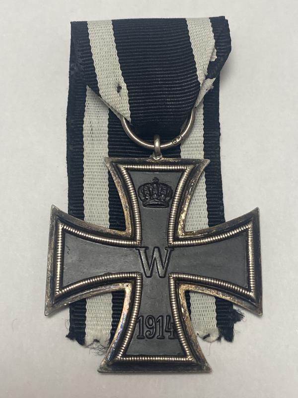 WW1 1914 Iron Cross Second Class Maker Marked “KO” Königliches Munzamtorden, Berlin