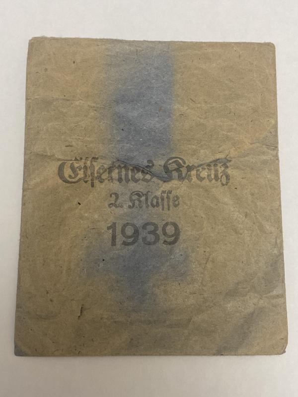 Iron Cross Second Class Packet Ernst L.Müller, Pforzheim