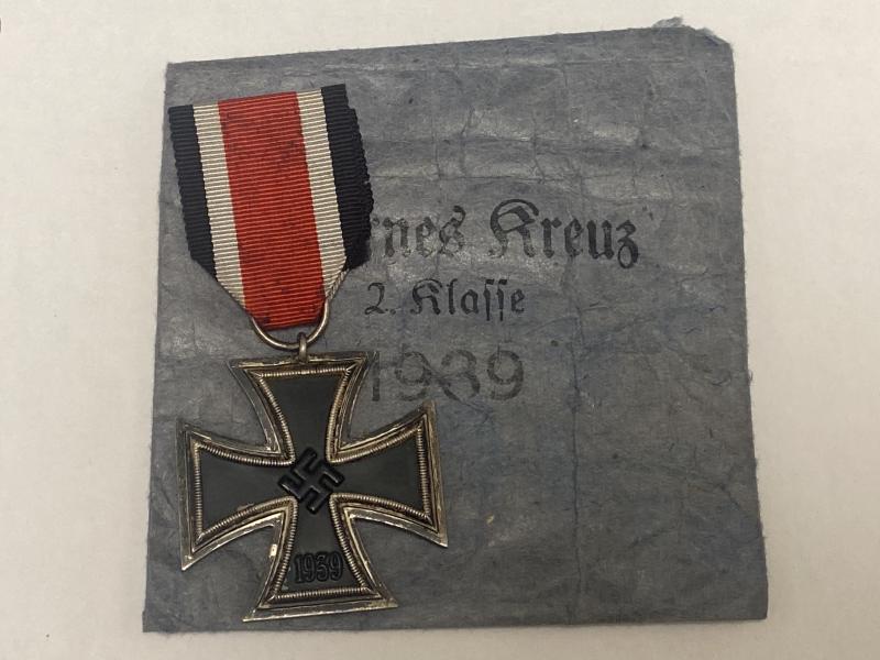 Iron Cross Second Class & Packet Rudolf Souval