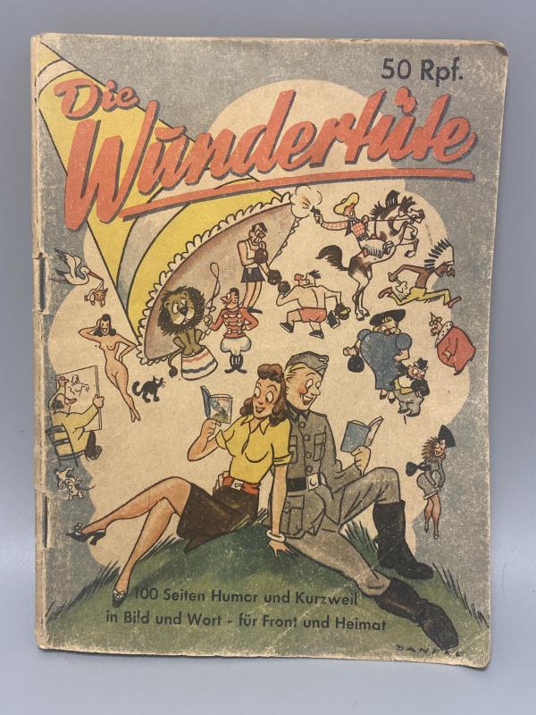 Wartime German Troops Die Wundertüte Cartoon Magazine