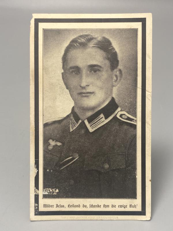 German Army Death Card Georg Driendl Gebirgsjäger-Regt