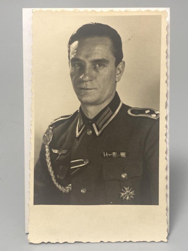 German Army Oberfeldwebel Studio Portrait