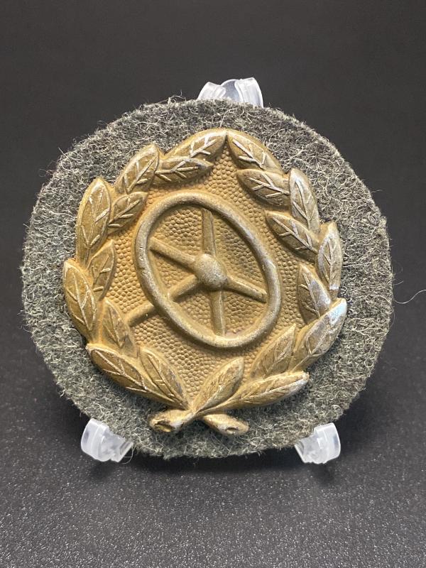 German Army Bronze Drivers Badge Made by JFS