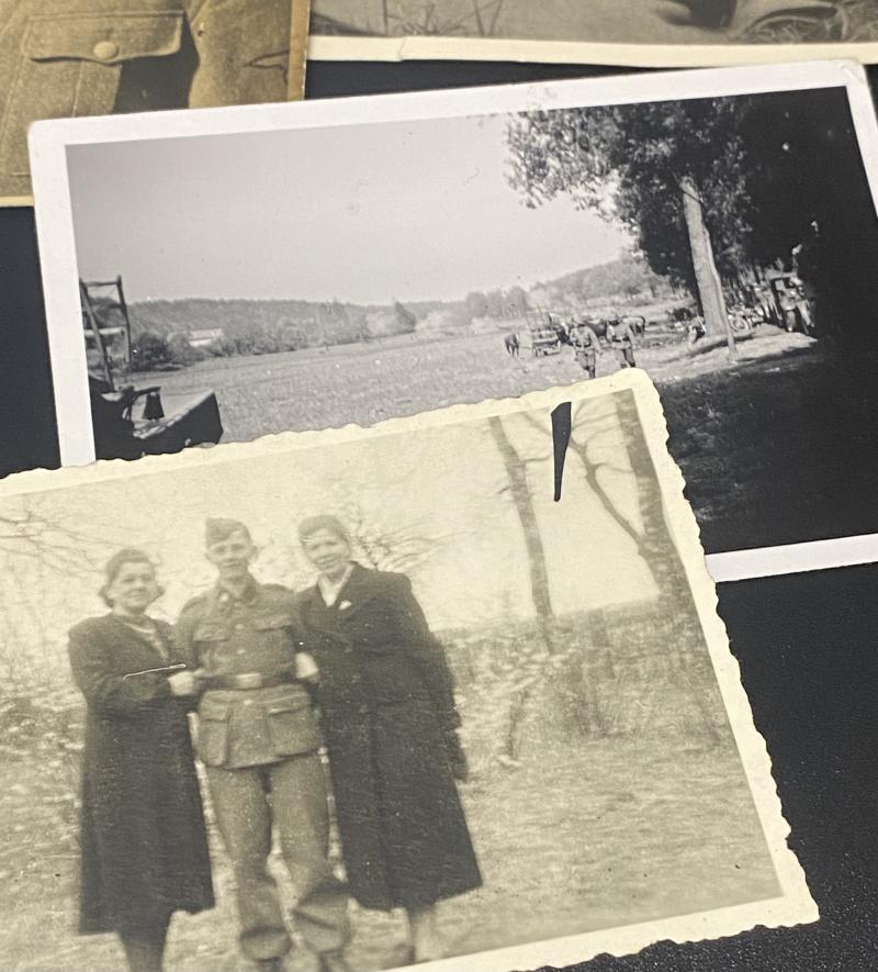 Collection of Photographs For One Waffen SS Soldier
