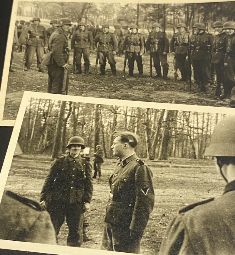 Collection of Photographs For One Waffen SS Soldier