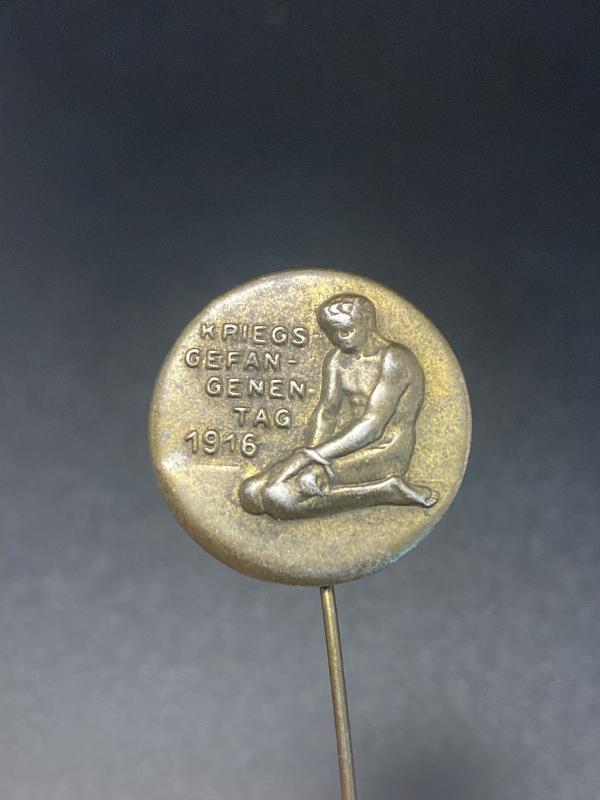WW1 German POW Stick Pin Kriegs Gefangenen Tag 1916