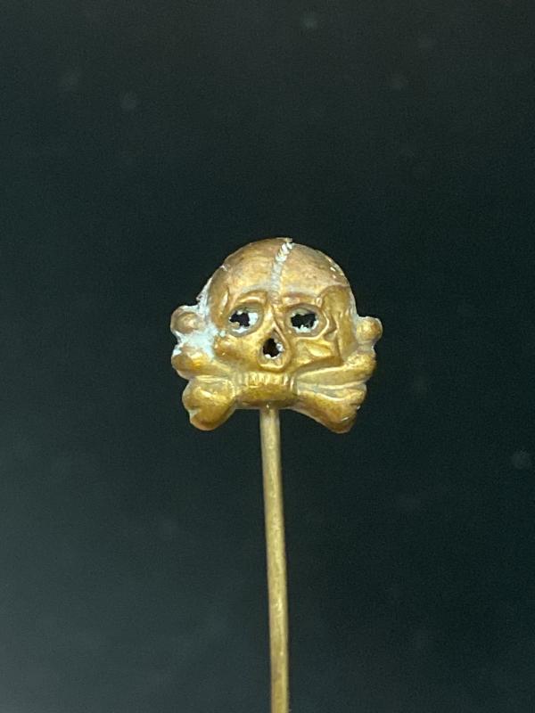 Panzer/ Waffen SS Skull Stick Pin
