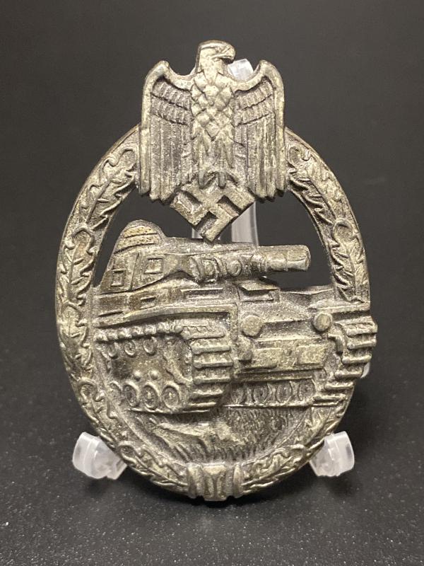 Silver Panzer Assault Badge Karl Wurster