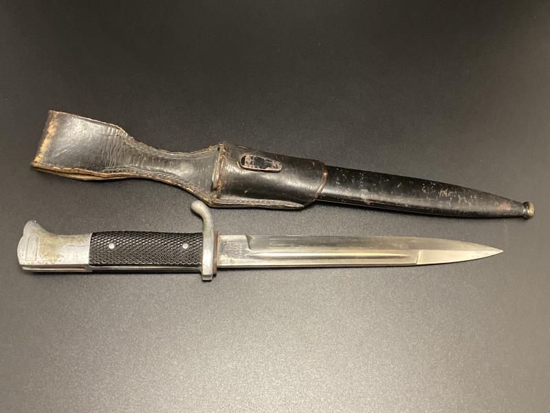Short K98K Parade Bayonet & Frog Krebs Solingen