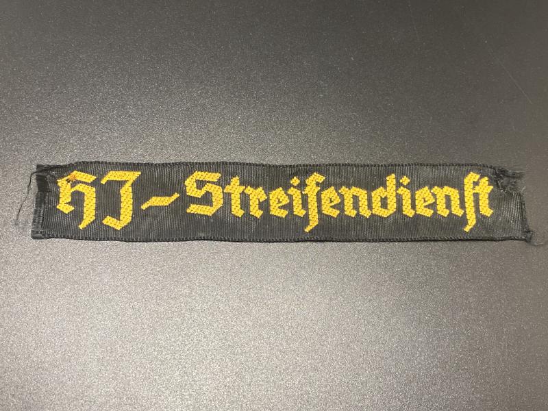 HJ Streifendienst Cuff Title