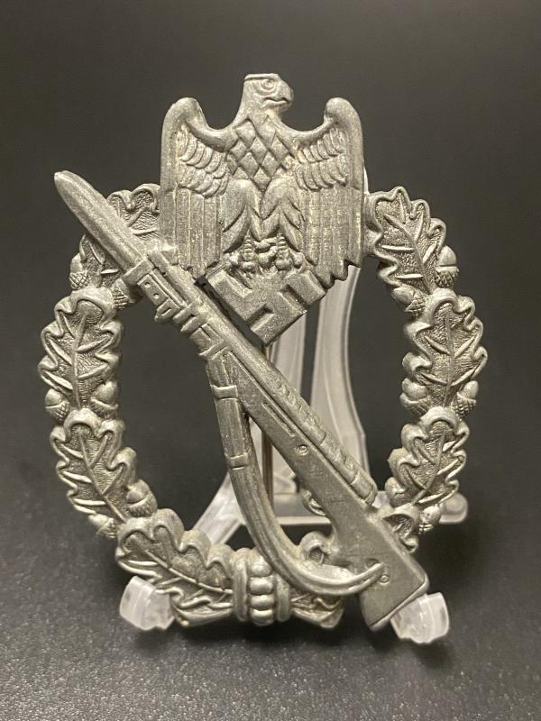 Silver Infantry Assault Badge M.K.1. Metall & Kunststoff