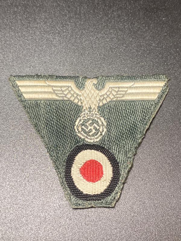 German Army M43 Cap Trapezoid Insignia