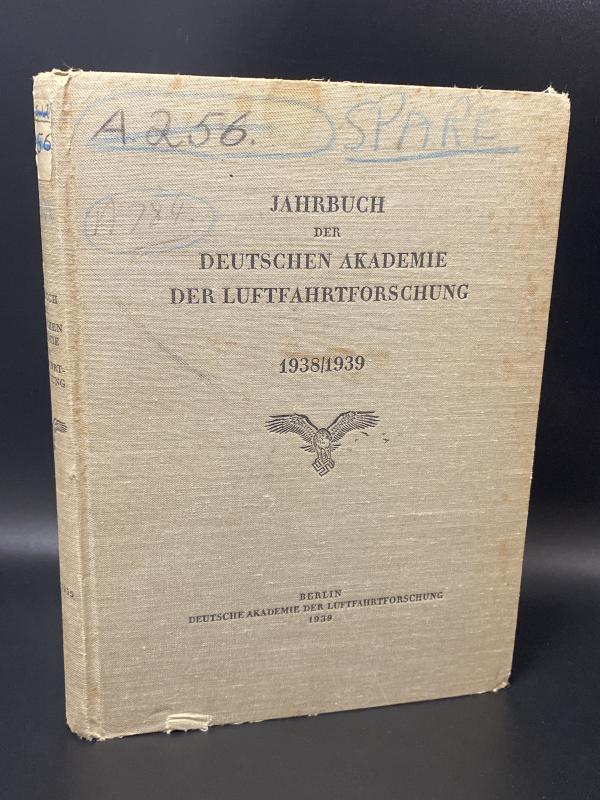 Luftwaffe Yearbook For the German Academy of Aviation Research 1938/1939