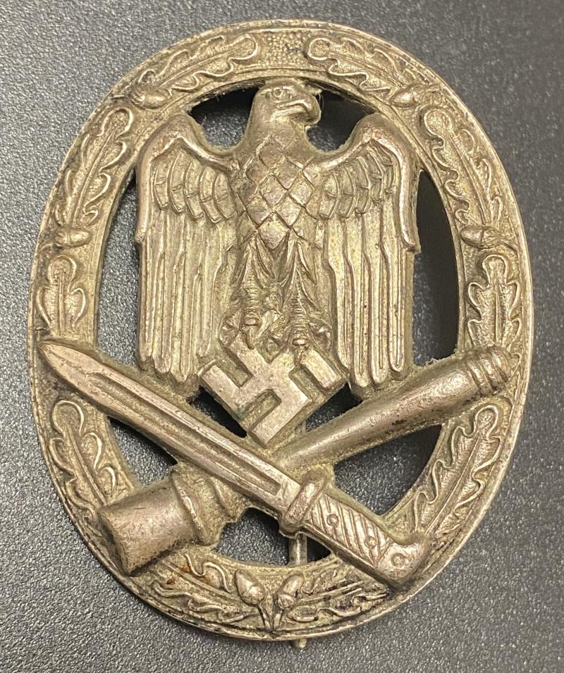 Silver General Assault Badge Unknown Maker