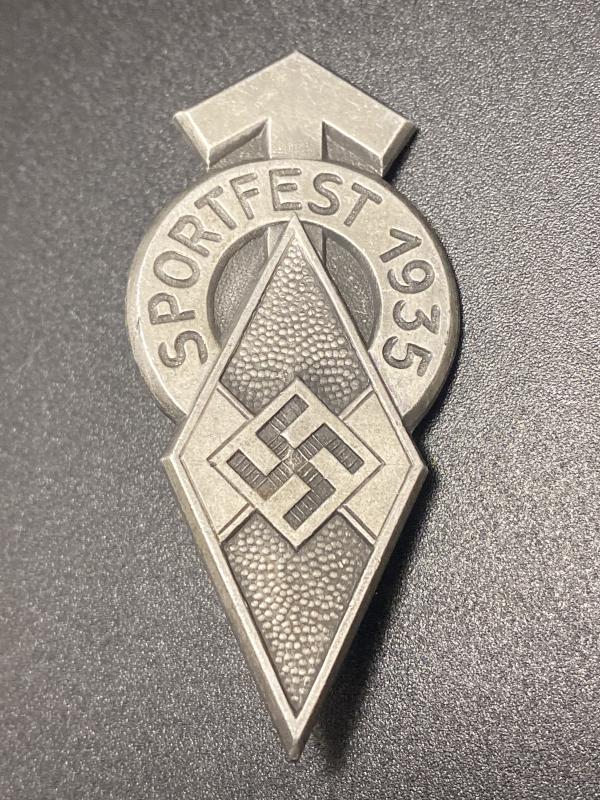 HJ Sportfest 1935 Day Badge