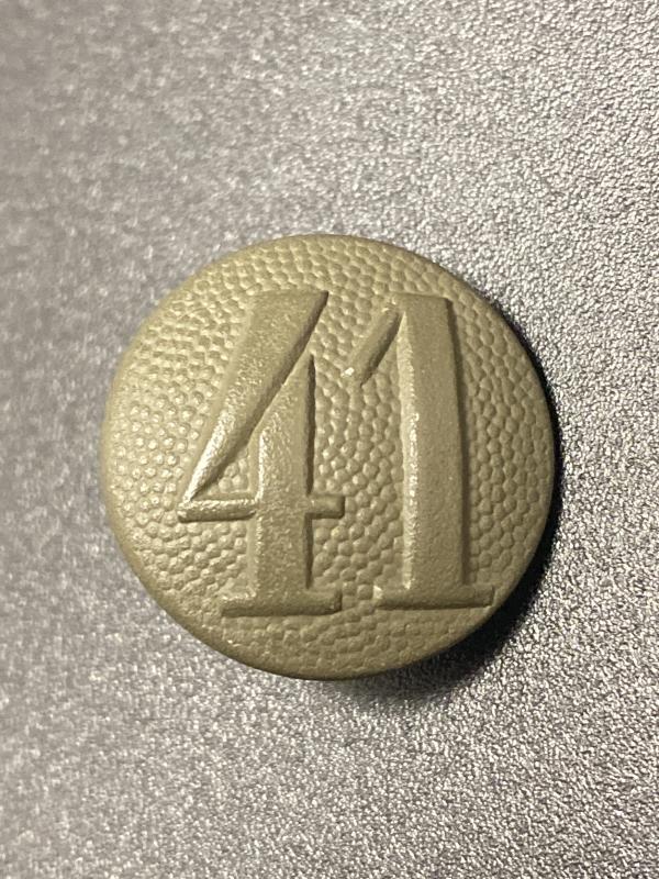 HJ Epaulette Button Number 41 RZM M5/249