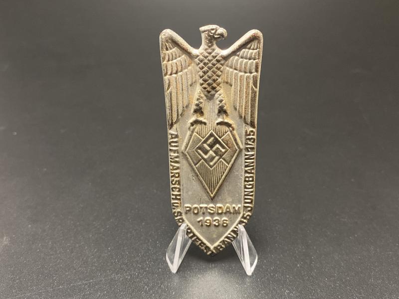 HJ Rally & Sports Festival Day Badge Potsdam 1936