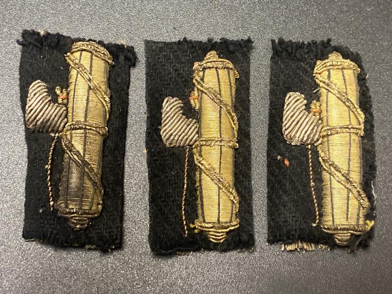 Italian fascist Officers Fez Bullion Fasces Insignia