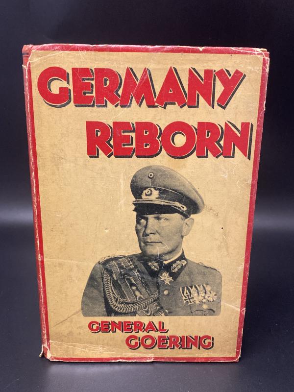 Germany Reborn by General Goering Print 1934 With Dust Cover