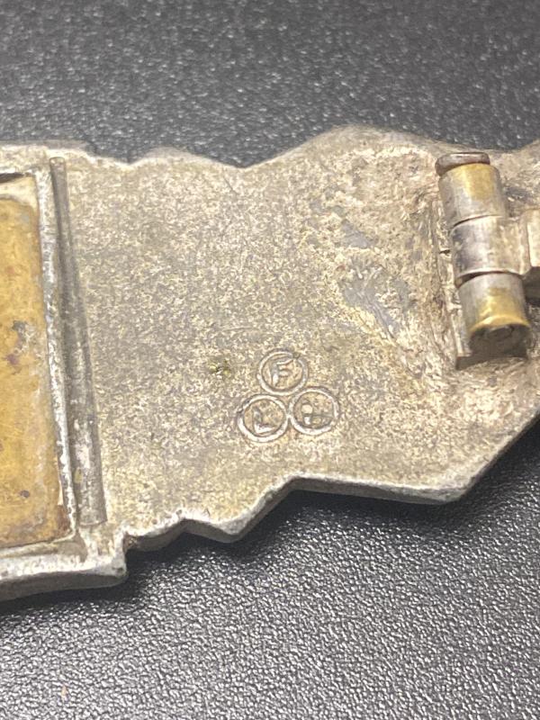 Bronze Close Combat Clasp Type 2 Friedrich Linden Ludenscheid