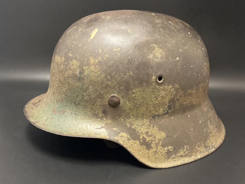 Double Decal Police M42 Helmet Normandy Three Tone