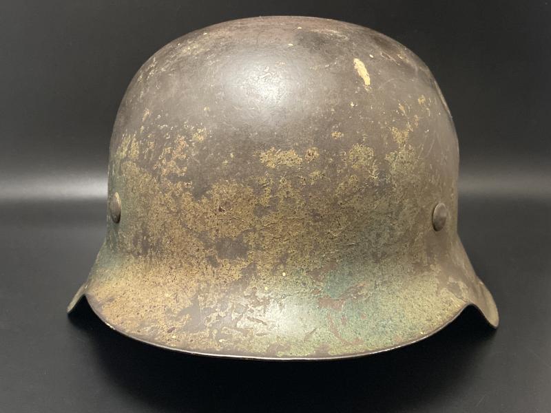 Double Decal Police M42 Helmet Normandy Three Tone