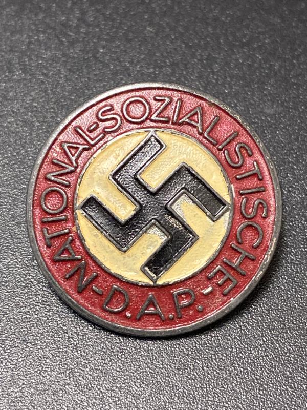 Zinc NSDAP Party Badge M1/108 Wilhelm Schröder & Co