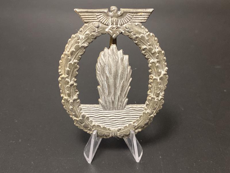 Kriegsmarine Minesweeper Badge Rudolf Karneth