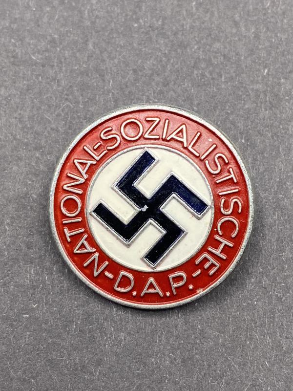 NSDAP Party Badge M1/184 W.Aurich-Leipe Late War Variant