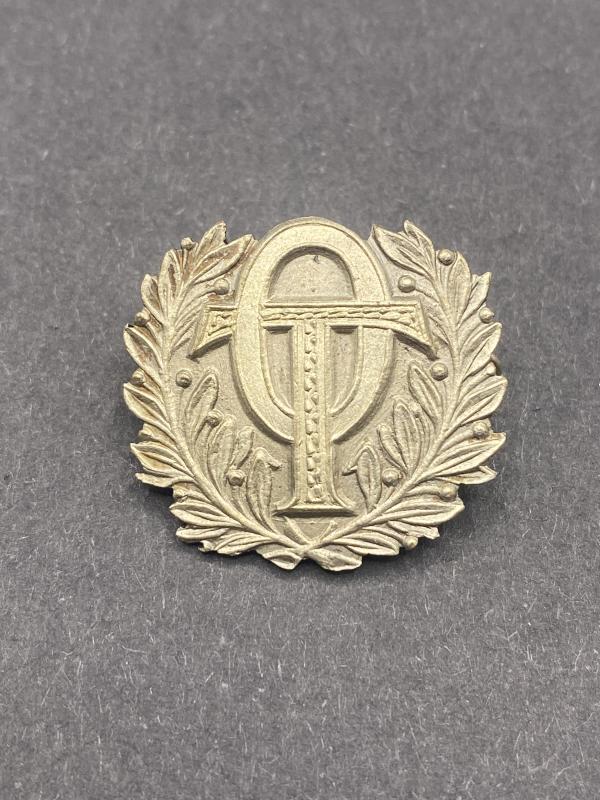 Organisation Todt White Metal Pin Badge