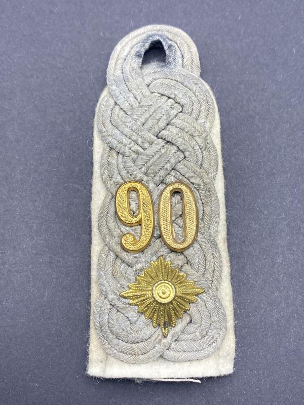 German Army Colonel Shoulder Board Infantry Regiment 90