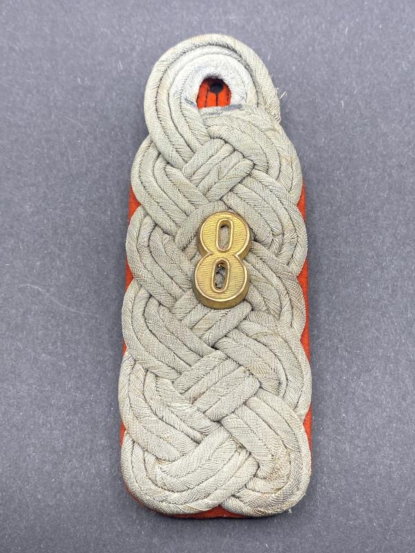 German Army Artillery Colonel Shoulder Board 8th Regiment