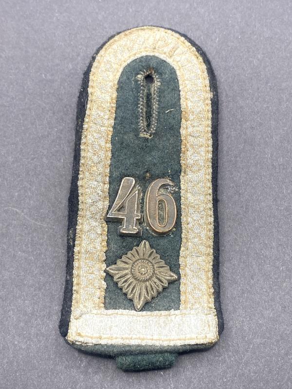 German Army Feldwebel Shoulder Board 46th Pioneer Regiment