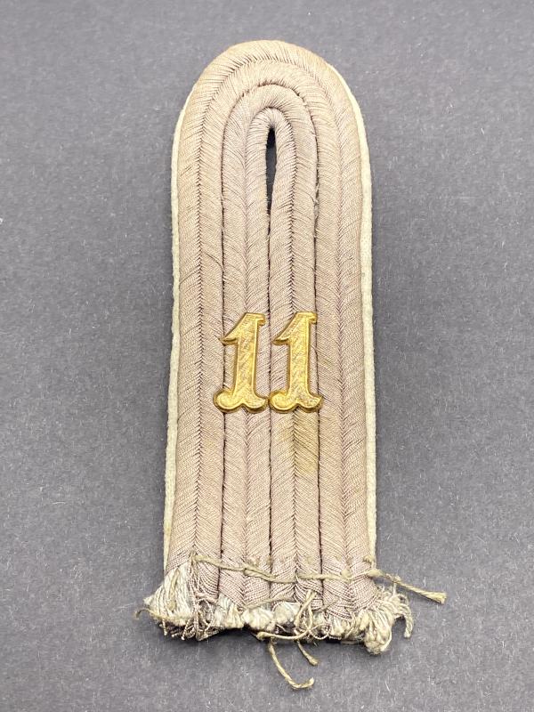 German Army Leutnant Shoulder Board 11th Infantry Regiment