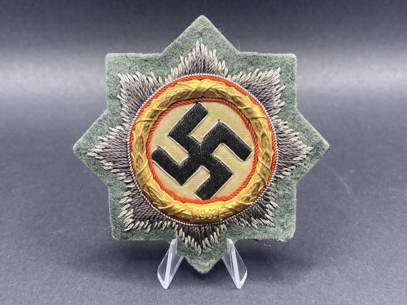 Cloth German Cross in Gold Hermann Schmuck & Cie